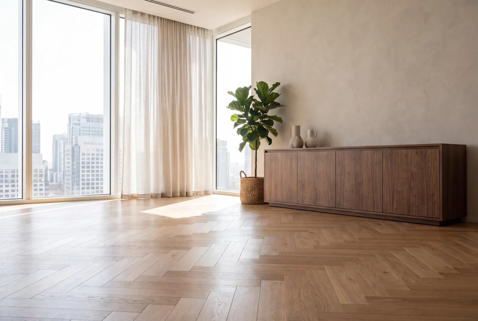 Barcelona Lounge Chair · Knoll, empty room